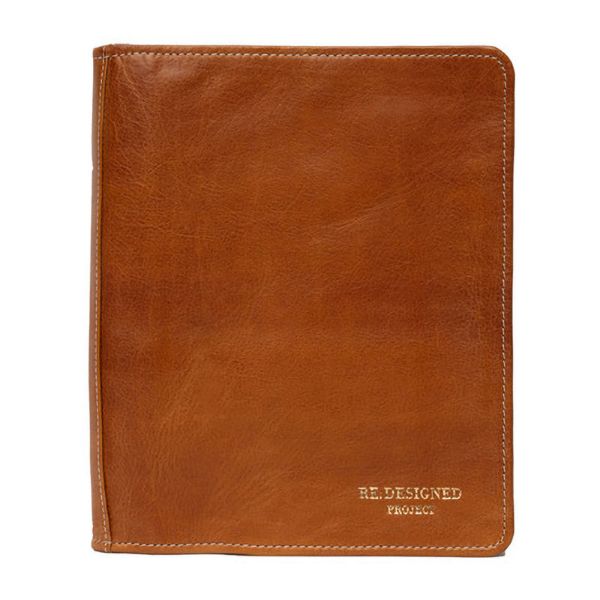 RE:DESIGNED Projekt 8 Strikkepinde taske - Brændt Tan/Guld