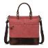 Della Q Canvas tote 34x30x18cm - Canyon Rose