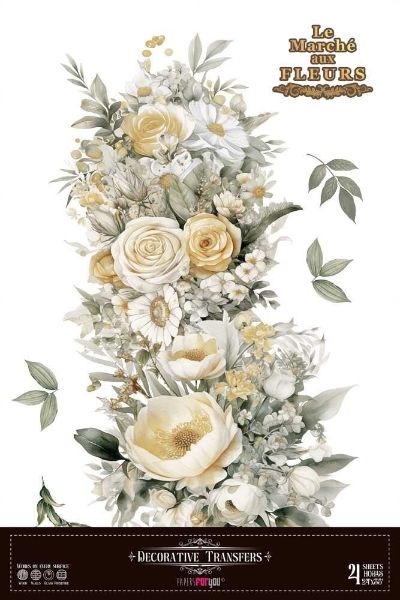 Papers for You - La Vie En Fleurs - 60 x 90 cm Decor Transfer - PFY-14825