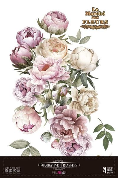 Papers for You - La Vie En Fleurs - 60 x 90 cm Decor Transfer - PFY-14823