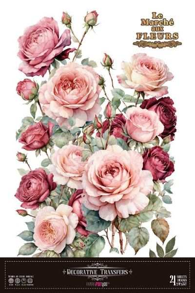 Papers for You - La Vie En Fleurs - 60 x 90 cm Decor Transfer - PFY-14828