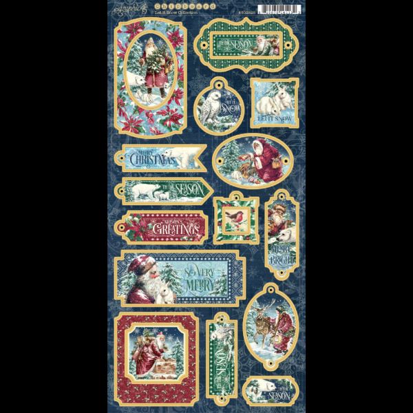 Graphic 45 Chipboard - Let it Snow - 4502325