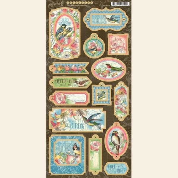 Graphic 45 Chipboard - Bird Watcher - 4502213