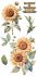 Papers for You - Sunflowers - 4 stk af 15 x 30 cm Decor Transfer - PFY-14775