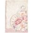 Stamperia Romance Forever A4 Rice Paper Backgrounds kollektion (6 stk) - DFSA4XRM 