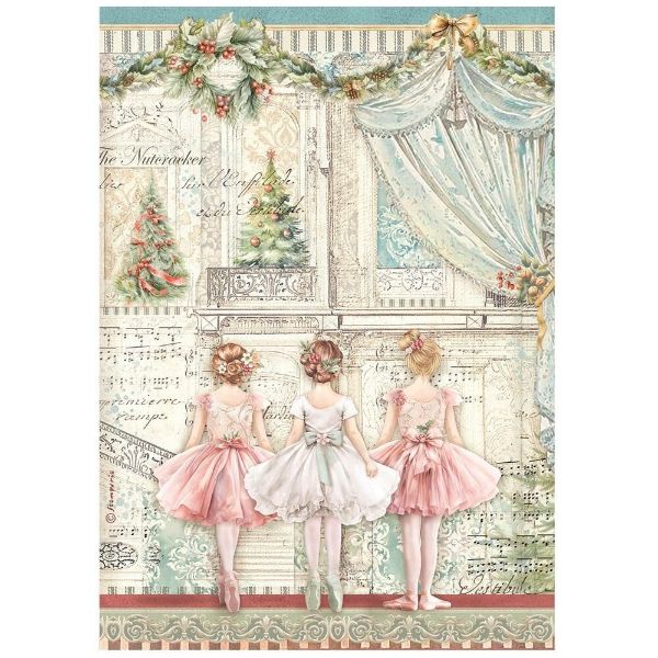 Stamperia The Nutcracker Ballet - A4 Ris Papir 1 ark - DFSA4943