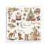 Stamperia - Gear up for Christmas - Rub on Kit Transfers - 6 sider 15,5 x 15,5 cm Decor Transfer - DFLRBX03