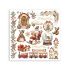 Stamperia - Gear up for Christmas - Rub on Kit Transfers - 6 sider 15,5 x 15,5 cm Decor Transfer - DFLRBX03