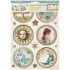 Stamperia Masquerade A4 Rice Paper kollektion (6 stk) - DFSA4XMS
