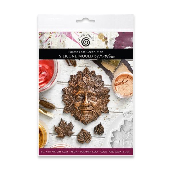 Cosmic Shimmer - Forest Leaf Green Man - silikone Form - CF0072-CS
