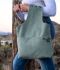 Della Q Canvas NORA bucket bag - Sage